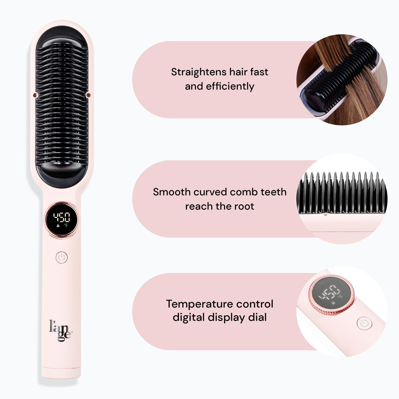 Smooth-It 2-in-1 Digital Straightening Comb