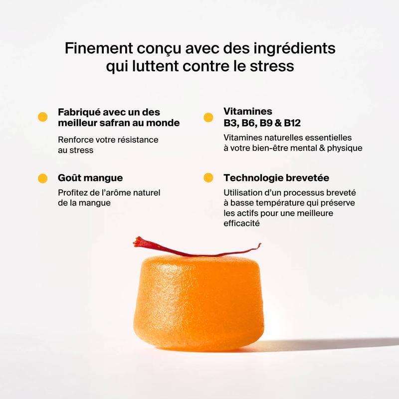 Bevalora® Gummies Anti-Stress au Safran