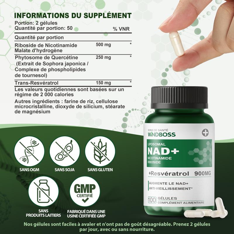 Bevalora® Capsules liposomales de NAD+