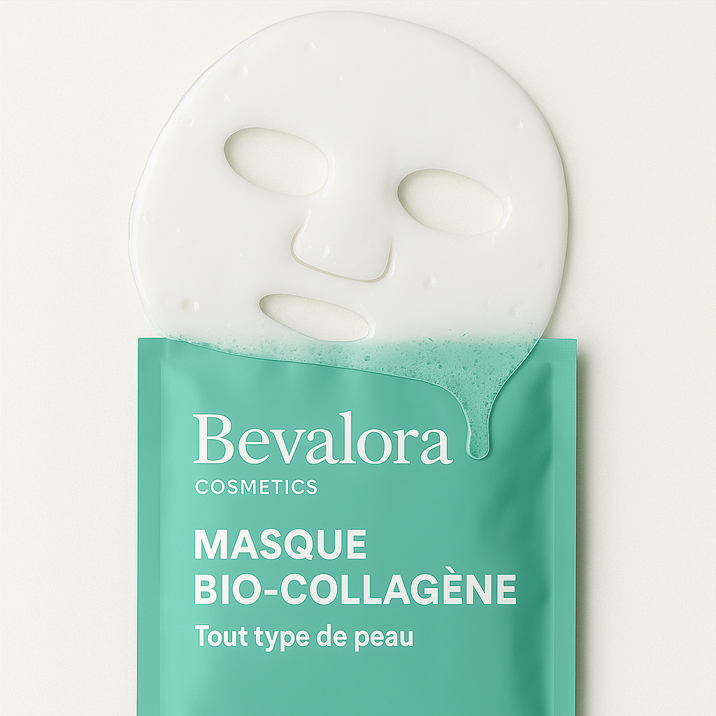Bevalora Cosmetics® – Masque Coréen au Bio-Collagène