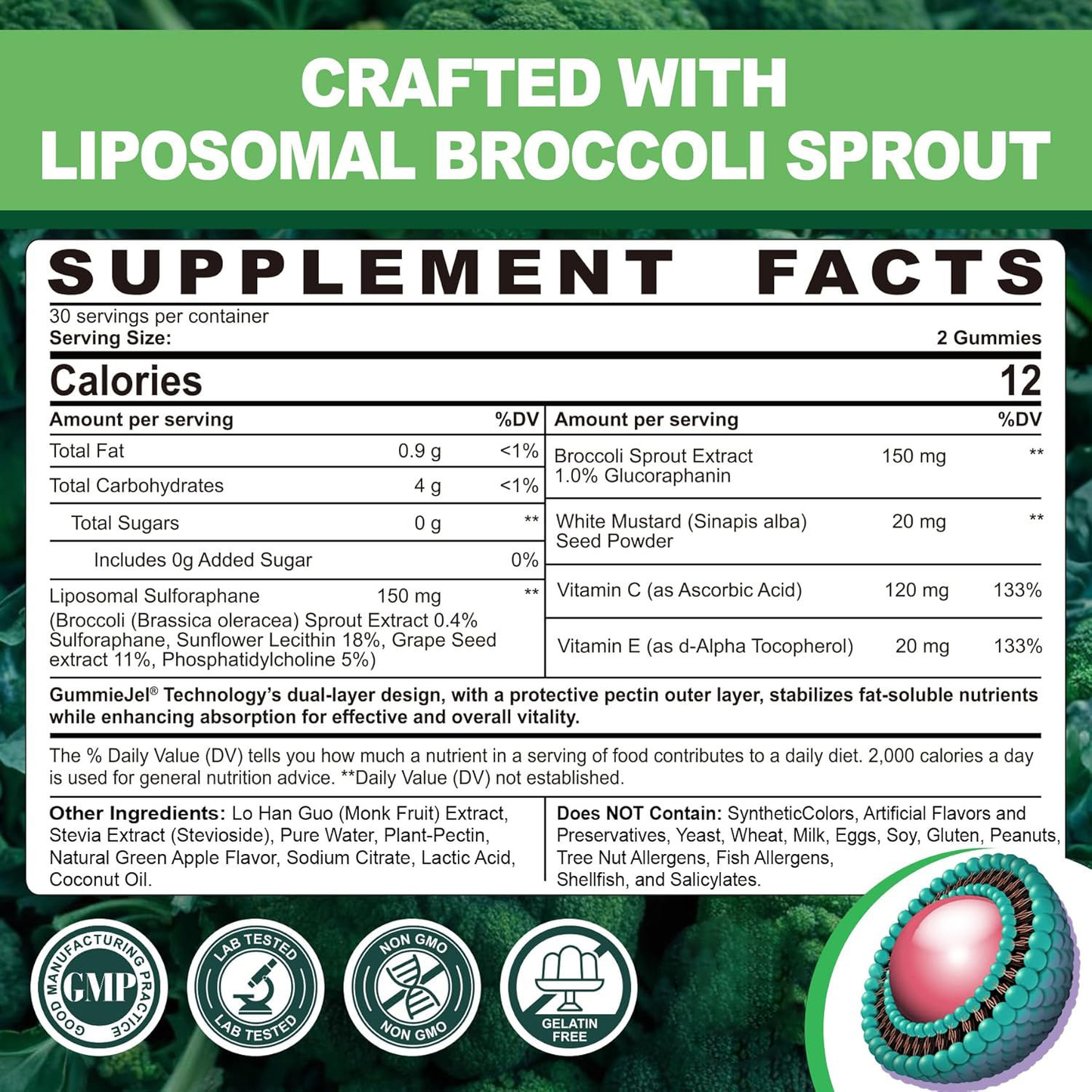 Bevalora® Liposomal Sulforaphane Gummies