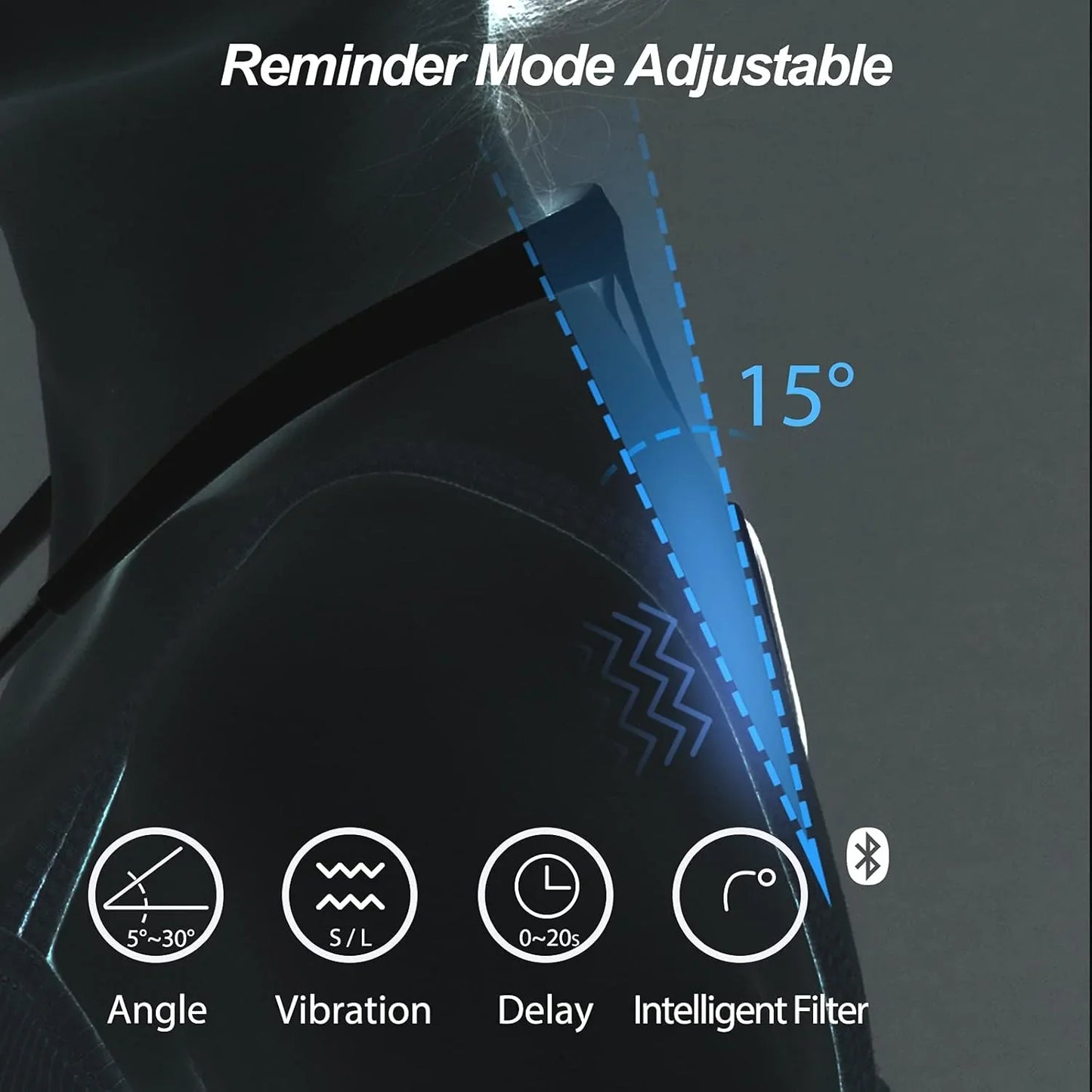 Bevalora® Smart Posture Pro Trainer & Corrector Device