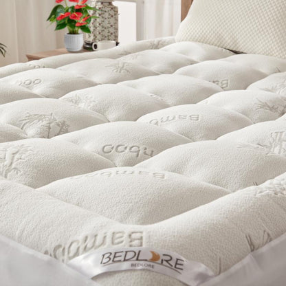Bevalora® Cubrecolchón de Bambú Premium con Tecnología de Enfriamiento