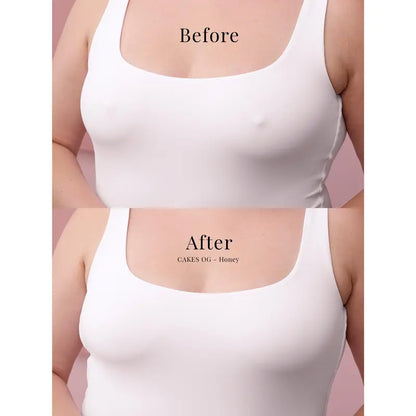 Bevalora™ sticky CAKES circles - The first-ever "sticky" not icky circle nipple covers