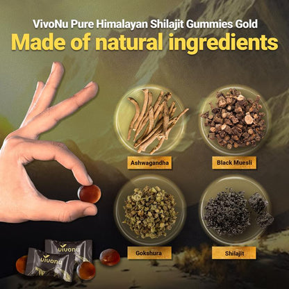 Bevalora® Himalayan Shilajit Energy Gummies