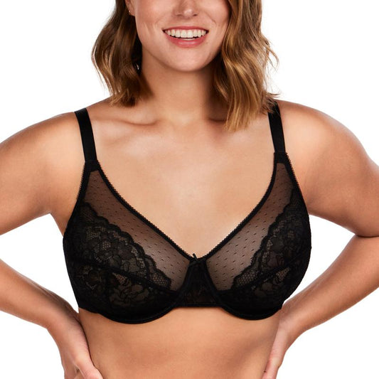 Bevalora® Minimizer bra - Comfortable Unlined Lace Full Coverage Plus Size Bra