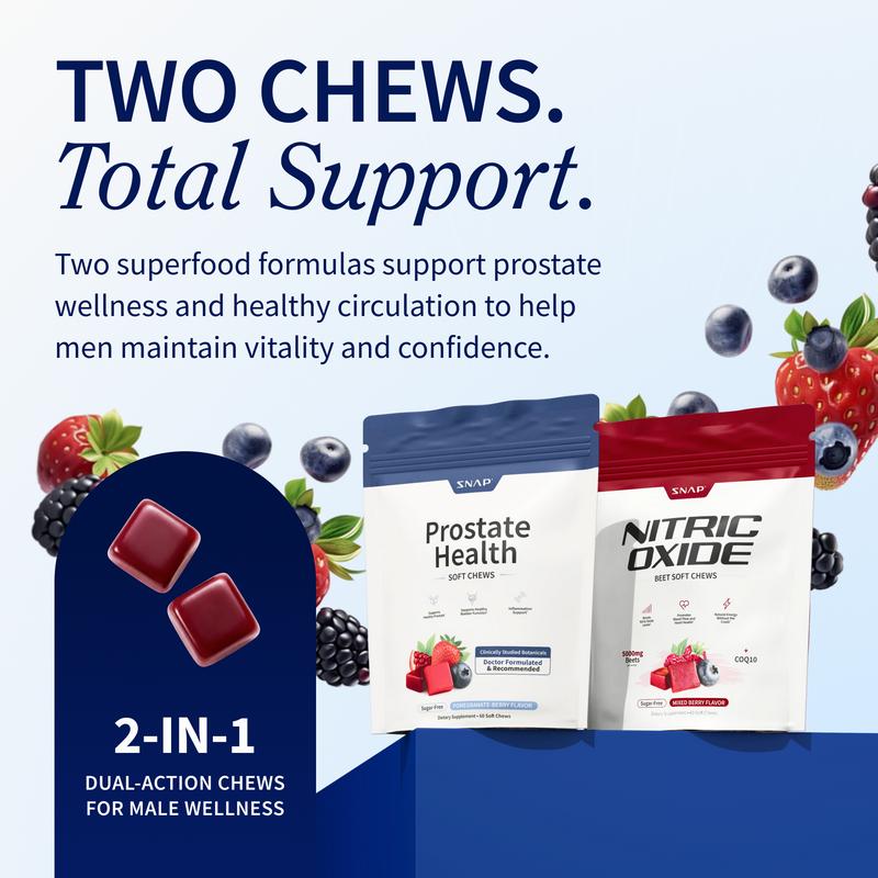 Bevalora® Prostate Health and Nitric Oxide Chews