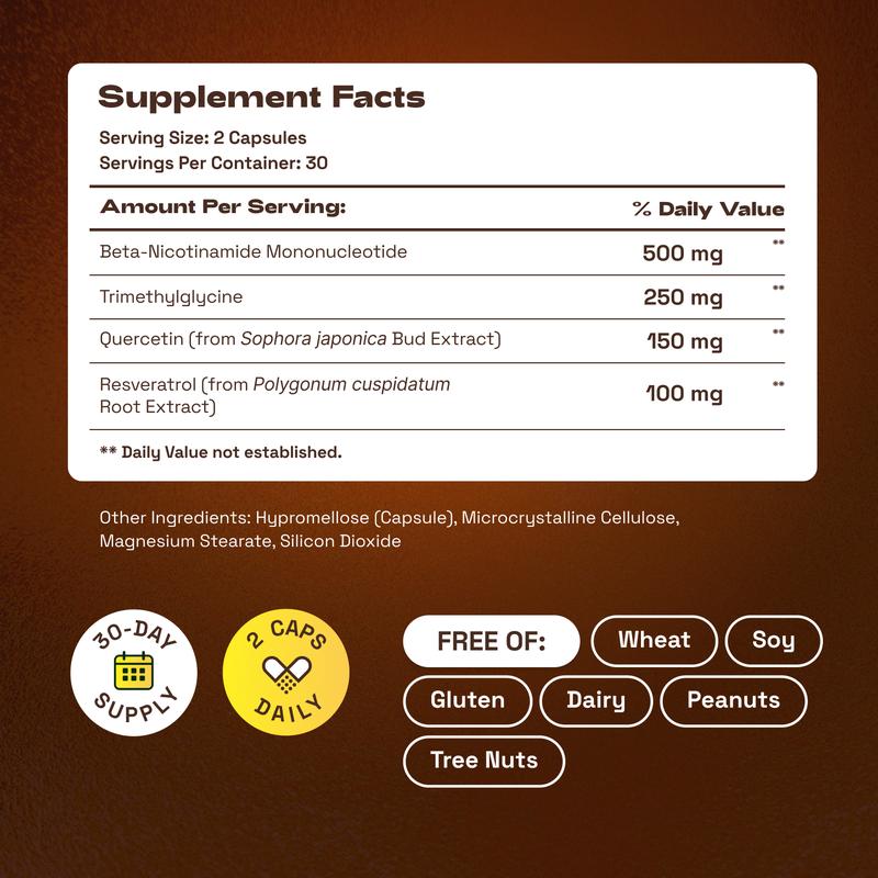 Bevalora® NAD+ Support Complex- NMN 500mg