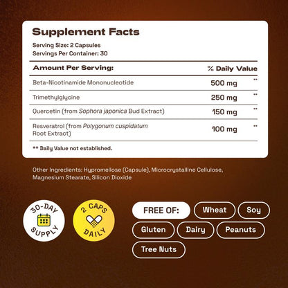 Bevalora® NAD+ Support Complex- NMN 500mg