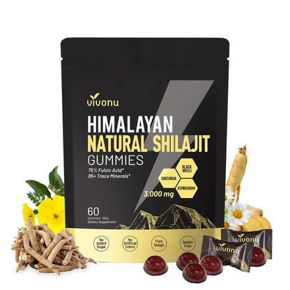 Bevalora® Gommes Énergétiques Shilajit del Himalaya