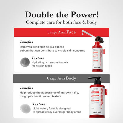 Bevalora®  RiceGlow Hypochlorous Exfoliating Duo