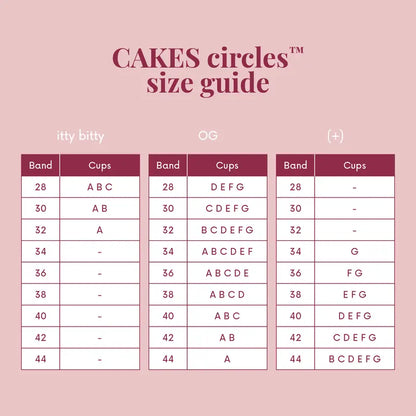 Bevalora™ sticky CAKES circles - The first-ever "sticky" not icky circle nipple covers