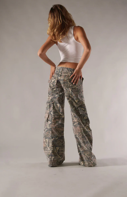 Unisex Camo Cargo Pants