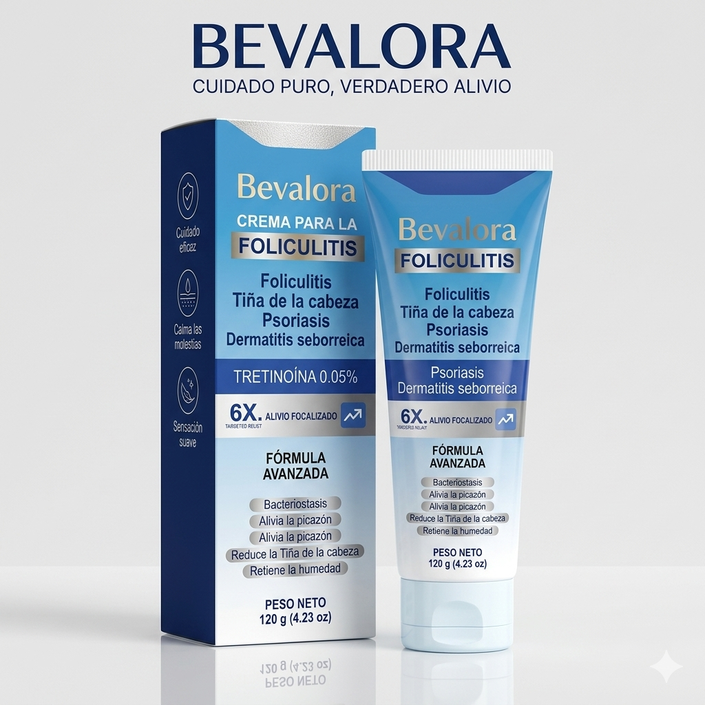 Bevalora®  Crema Botánica para Foliculitis