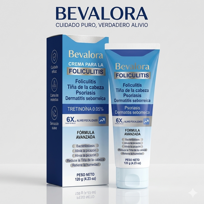 Bevalora®  Crema Botánica para Foliculitis