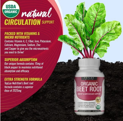 Bevalora® Organic Beet Root Tablets