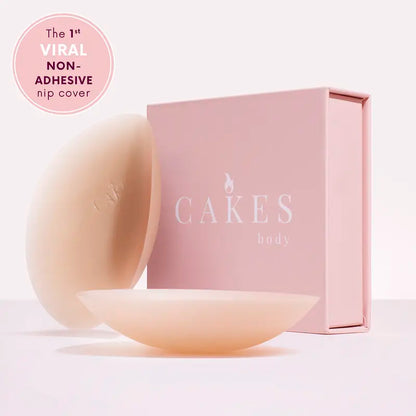 Bevalora™ sticky CAKES circles - The first-ever "sticky" not icky circle nipple covers