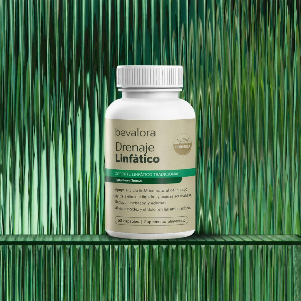 Nueva Fórmula de Máxima Potencia - Cápsulas de Drenaje Linfático de Bevalora™