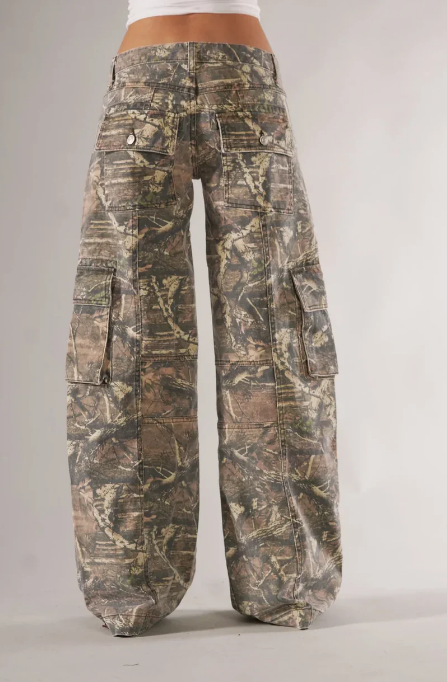 Unisex Camo Cargo Pants