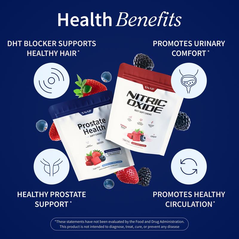 Bevalora® Prostate Health and Nitric Oxide Chews