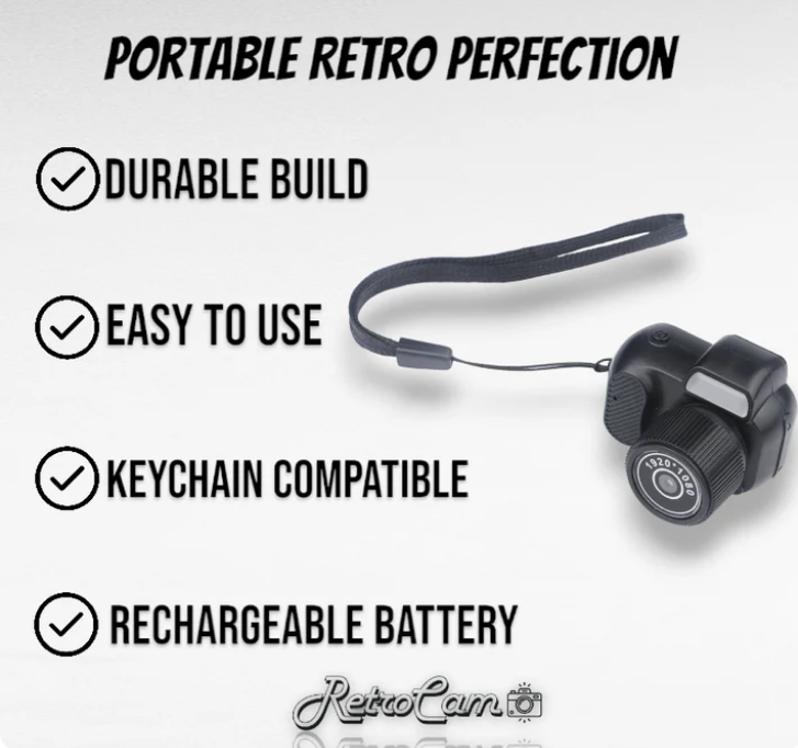 Bevalora™ Retro Mini Digital Camera