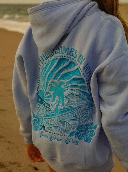 Bevalora™ Sunset Waves Hoodie